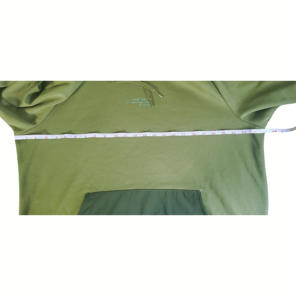 Nike Dri-Fit Pull Over Hoodie Sweatshirt Green DV7994-378 Mens Size Large - Picture 7 of 7